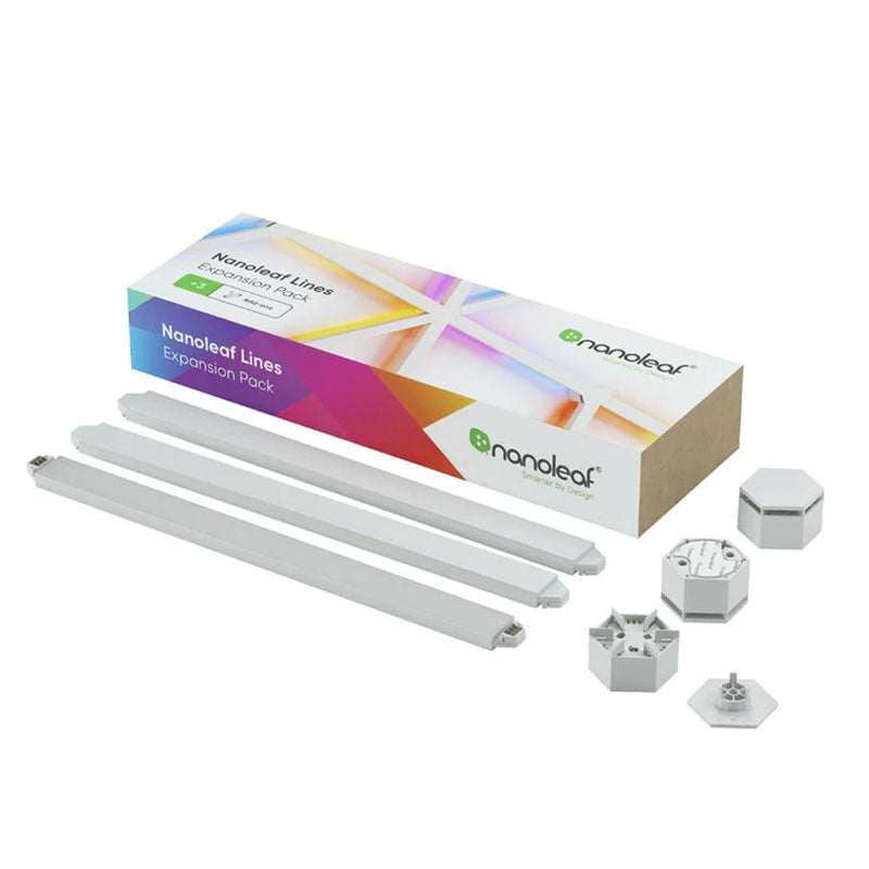 Nanoleaf Lines Expansion Pack 3 Light Bars (Light Bars Only) - White Nanoleaf Lines Expansion Pack 3 Light Bars (Light Bars Only) - White